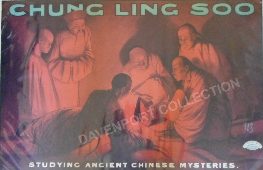 Chung Ling Soo, studying ancient Chinese mysteries poster