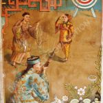 Chung Ling Soo, shooting through a woman poster