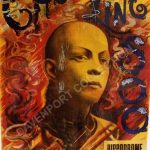 Chung Ling Soo, dragon lettering poster with a Hippodrome, Devonport sticker