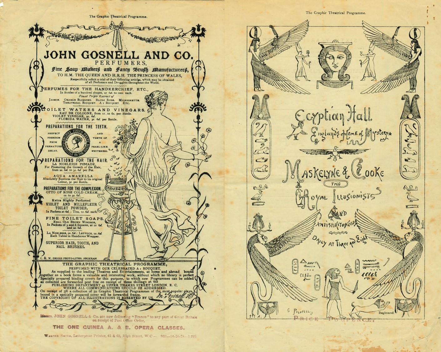 Maskelyne and Cooke, Egyptian Hall, London