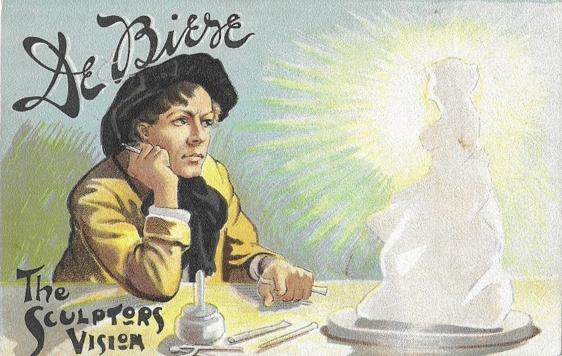 De Biere, The Sculptor’s Vision postcard