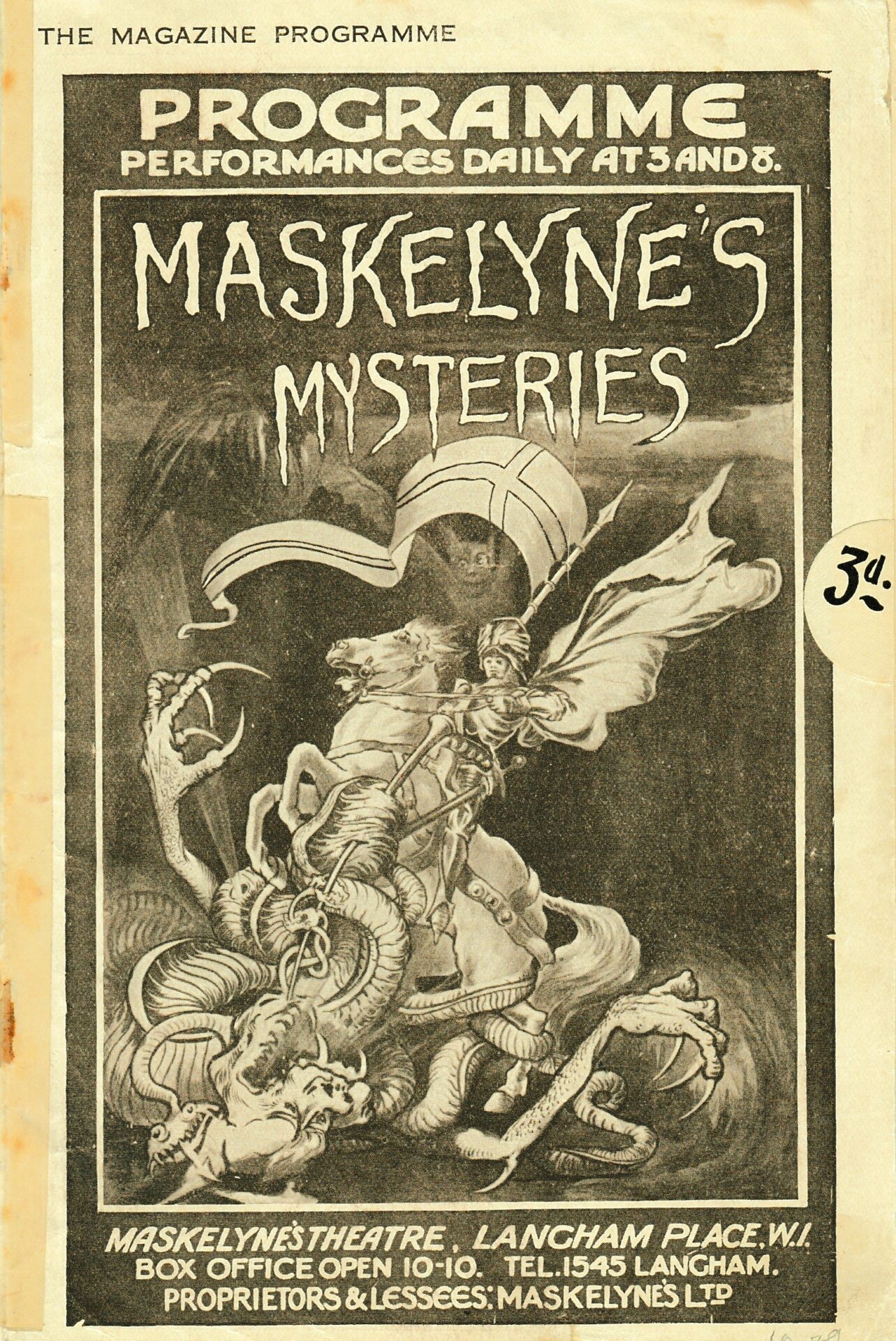Maskelyne’s Mysteries, St. George’s Hall, London
