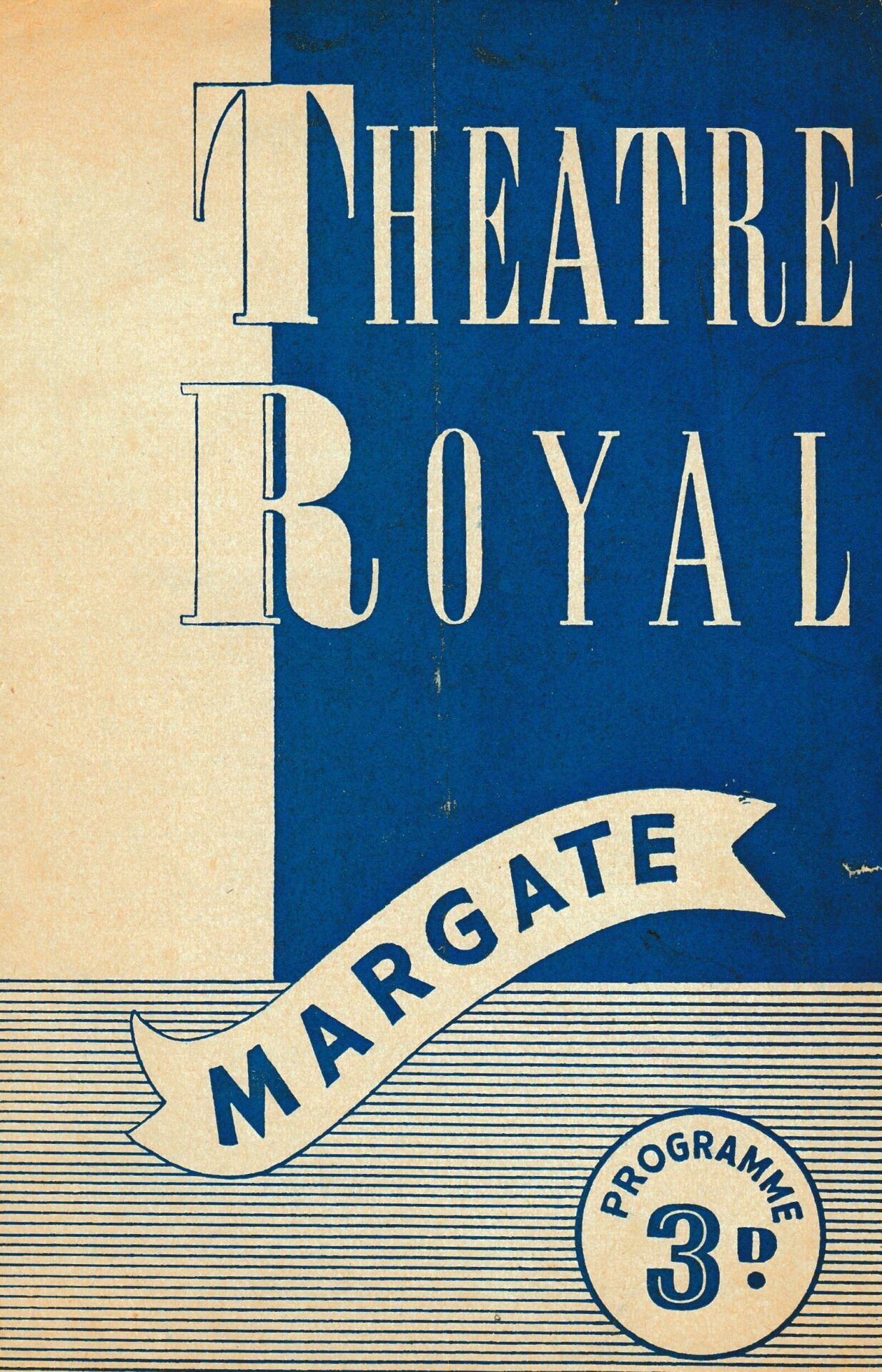 Theatre Royal, Margate programme. 1950