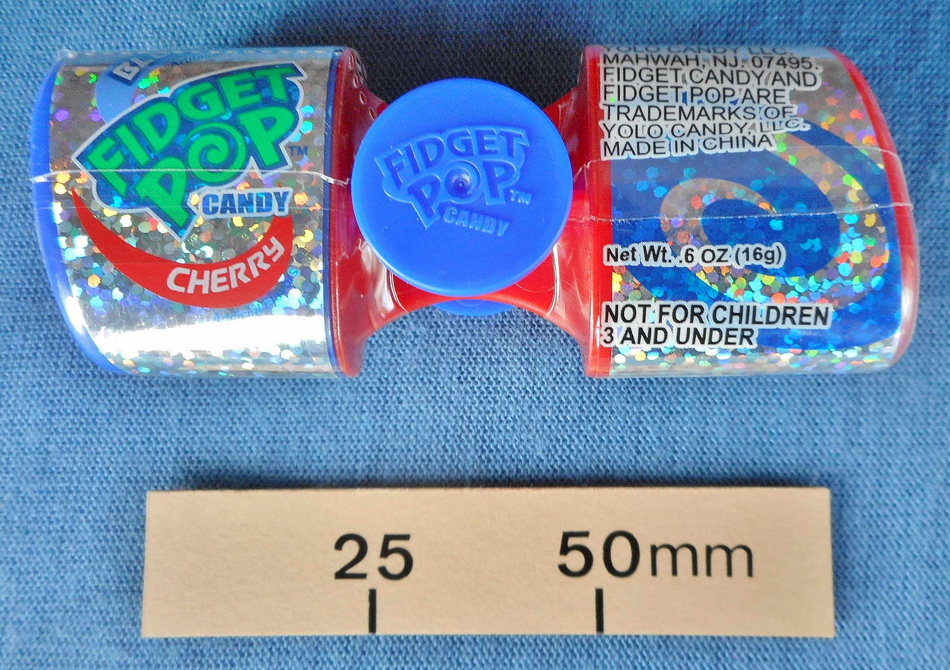 Blue Raz Fidget Pop spinner