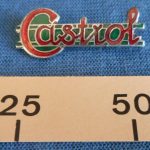 Enamel Castrol badge
