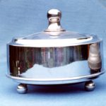 Nickel plated dove pan