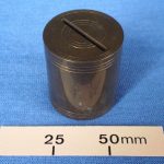 Brass coin box