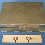 Metal card box