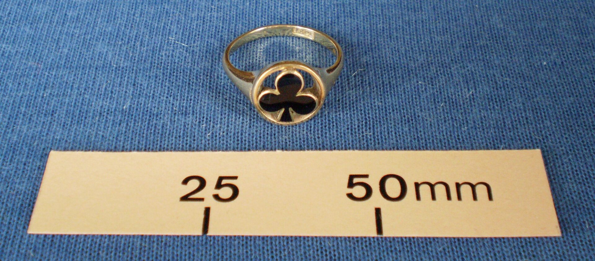 Ring with club card design