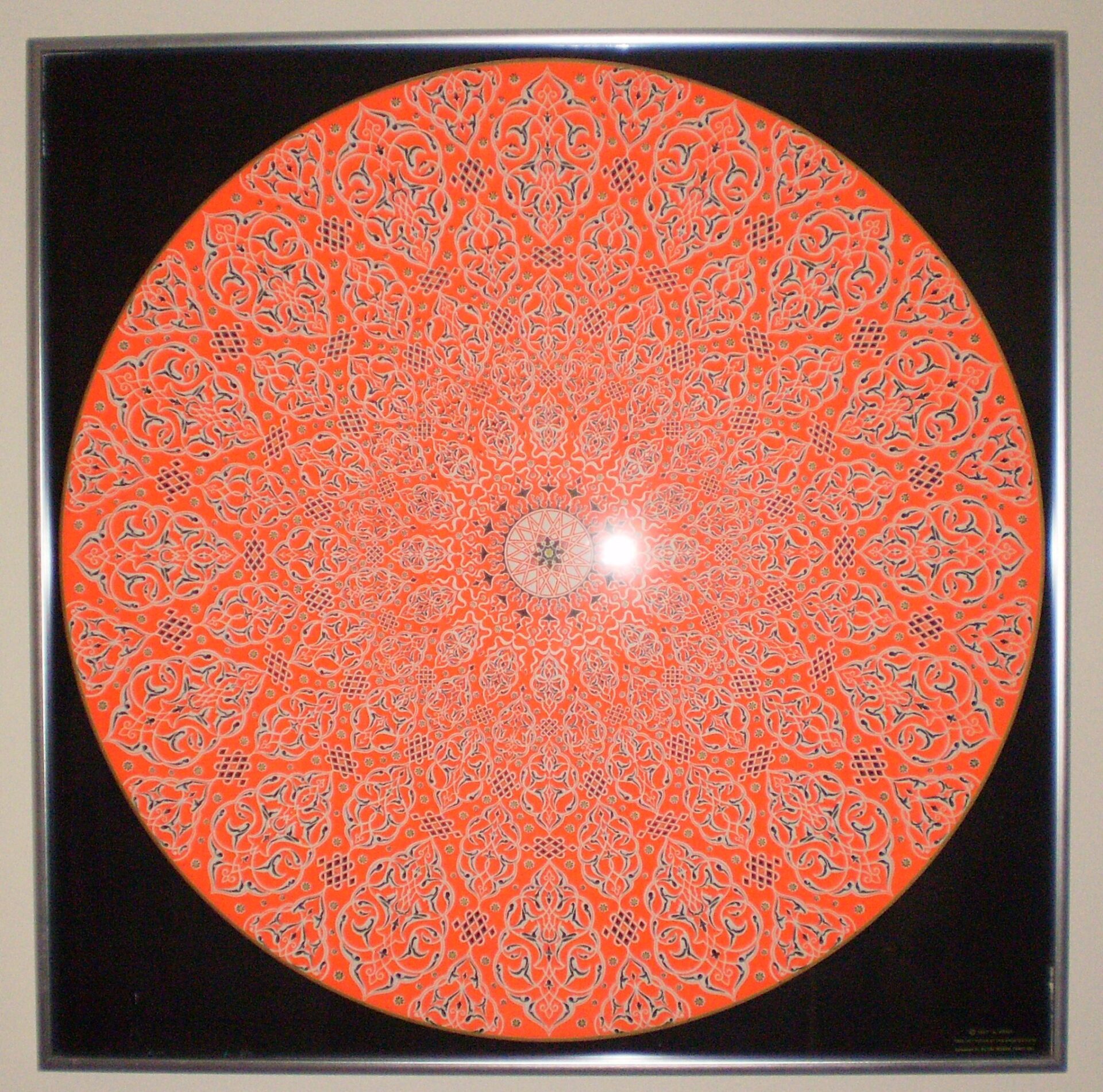 1960s psychedelic mandala poster