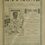 Poster for The Great Raymond, printed in Santiago, Chile