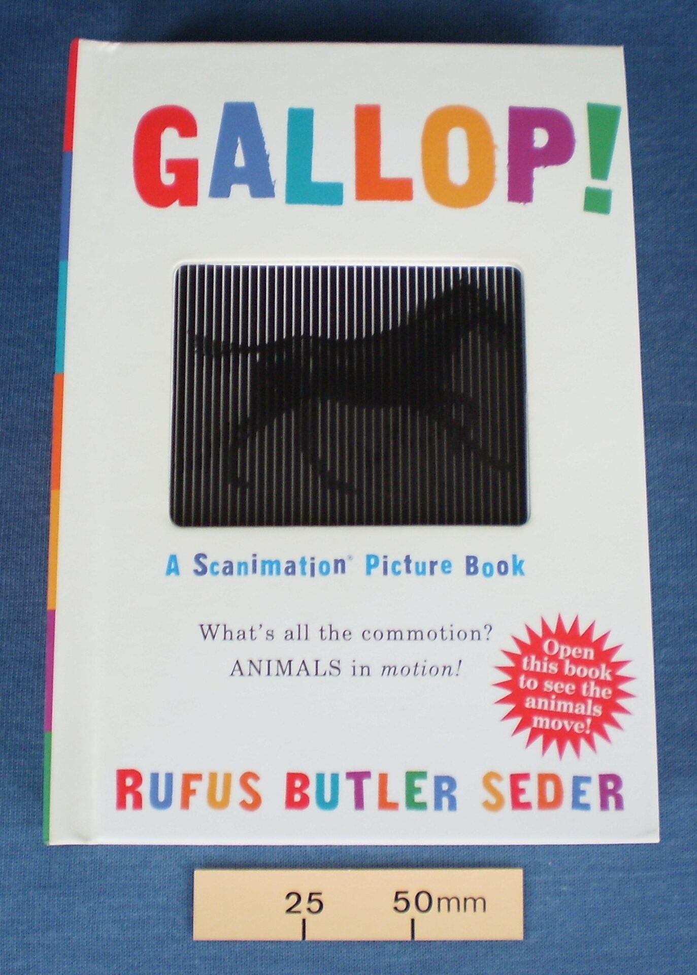 ‘Gallop!’ A Scanimation Picture Book by Rufus Butler Seder