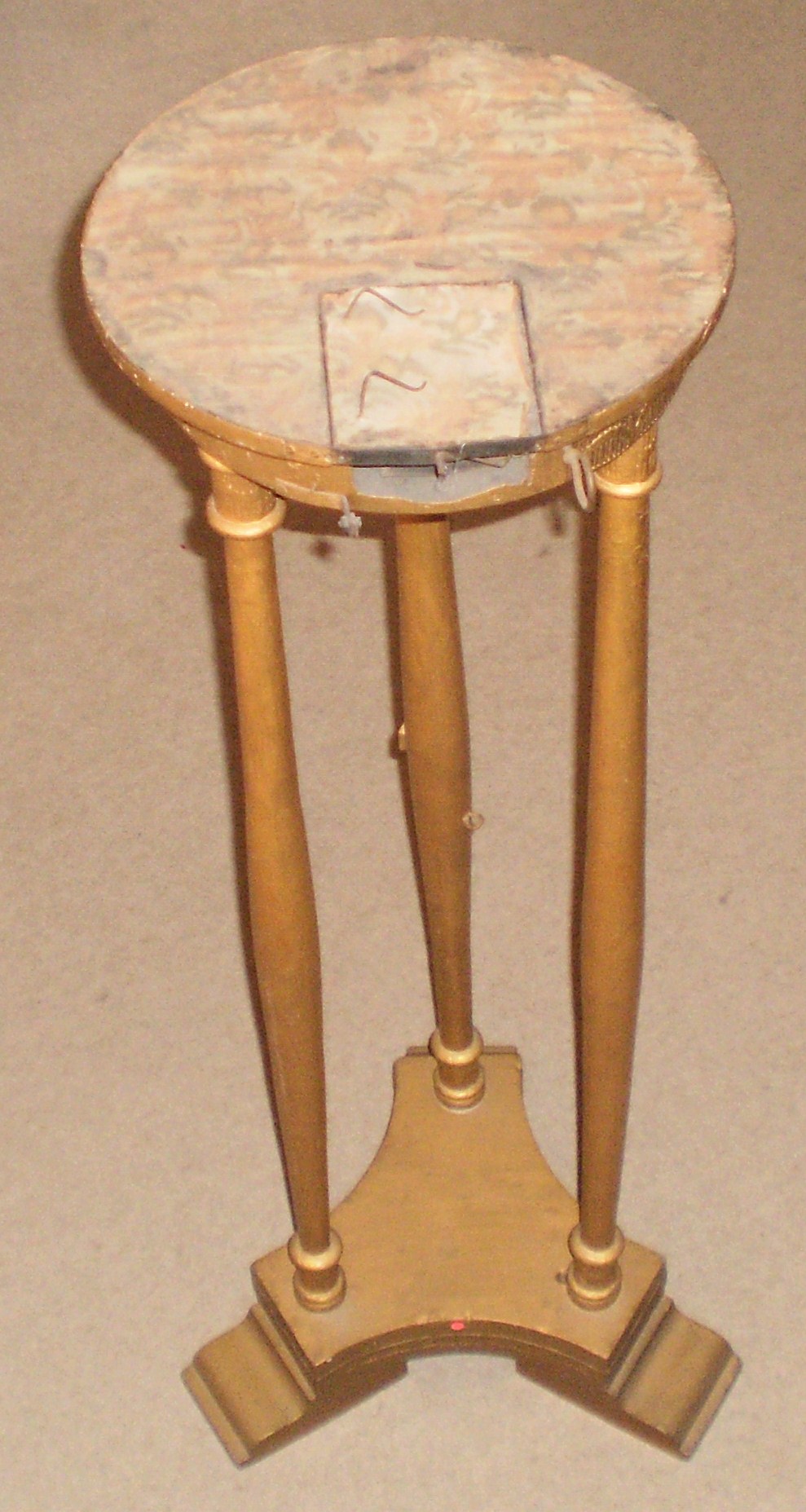 Continental style table used in Lewis Davenport’s variety theatre act