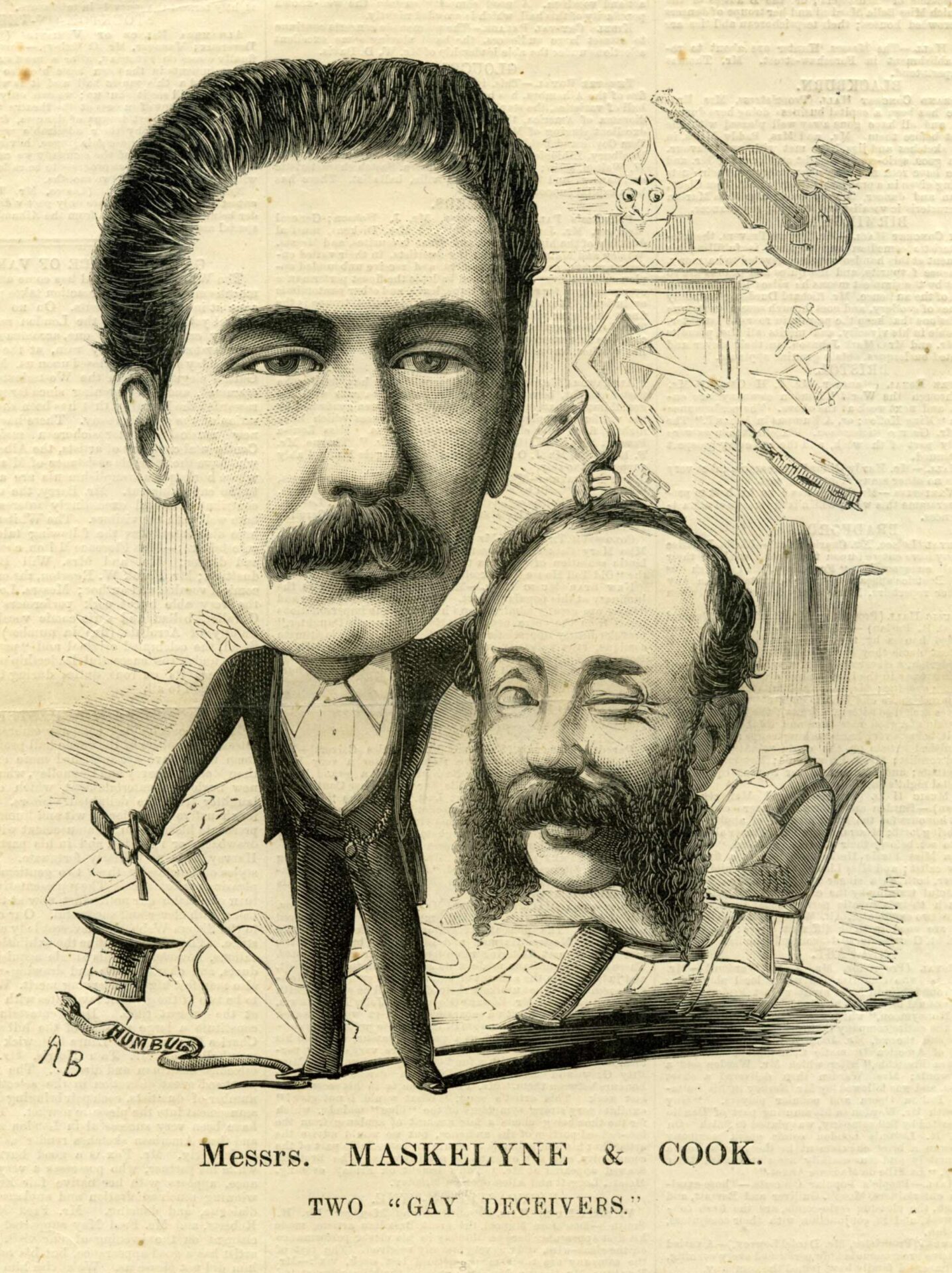 Messrs Maskelyne and Cooke: Two “Gay Deceivers”