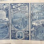Silk programme for the Grand Opening of the Empire Theatre, Bradford, 30 January 1899