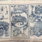 Silk programme for the Grand Opening of the Empire Palace Theatre, Sheffield, 4 November 1895