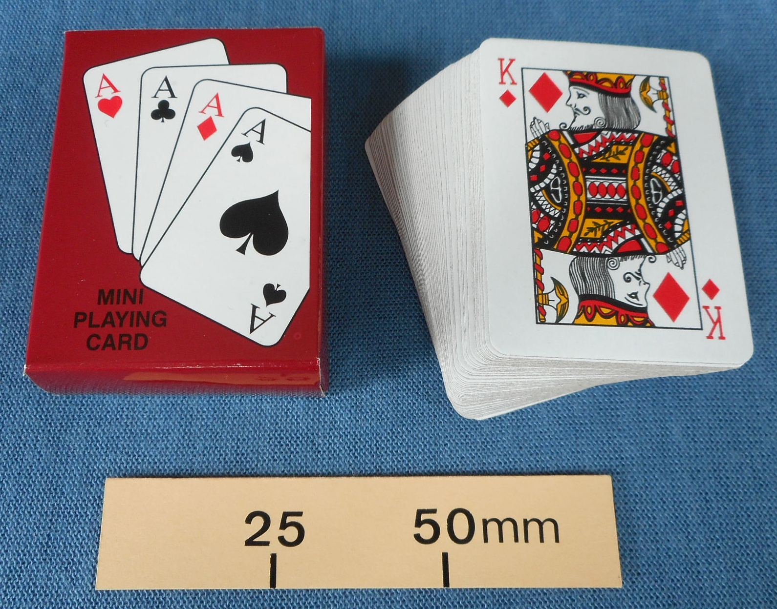 Miniature pack of cards