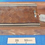 Japanese novelty cigarette box with roll top lid