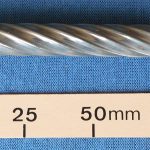 Novelty pencil with twisted fluted design for writing long letters