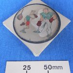 Novelty printed paper coil showing boxers