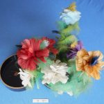 Production of feather flowers