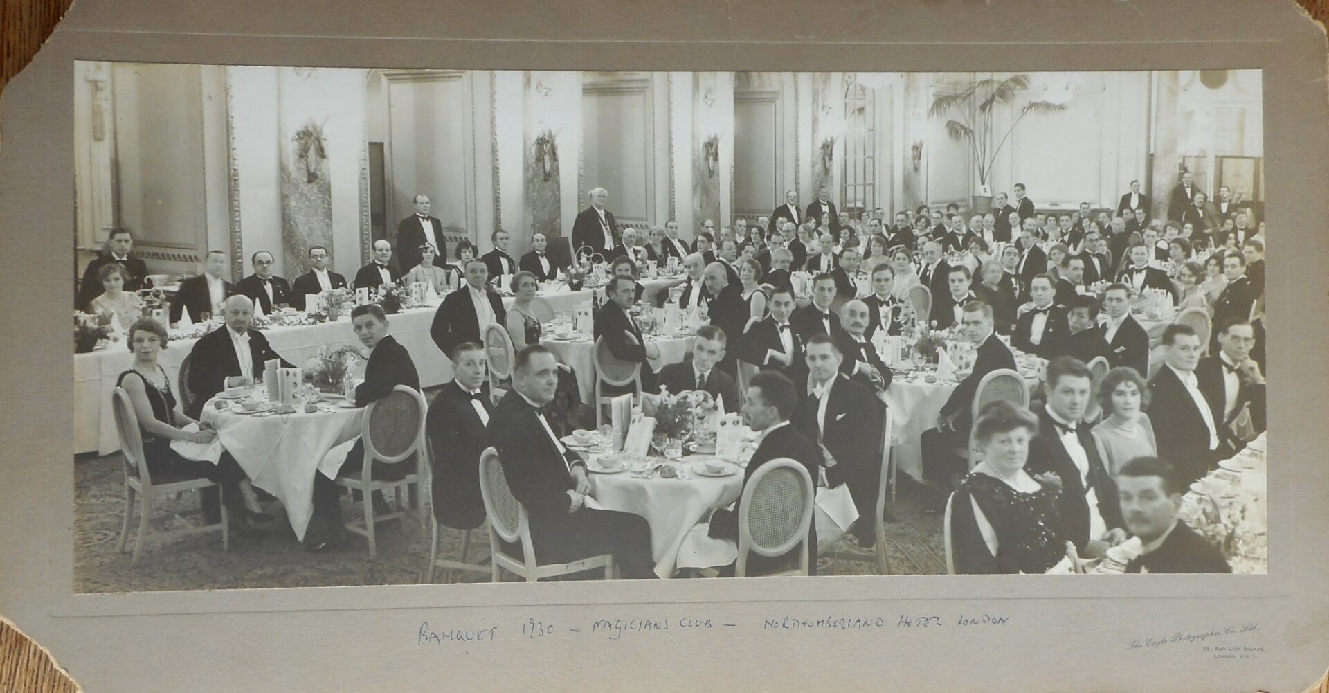 The Magicians’ Club 1930 Banquet photograph