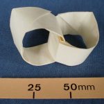 Origami linked rings