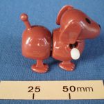 Plastic wind up walking dog