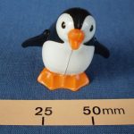 Plastic wind up waddling penguin, made in China