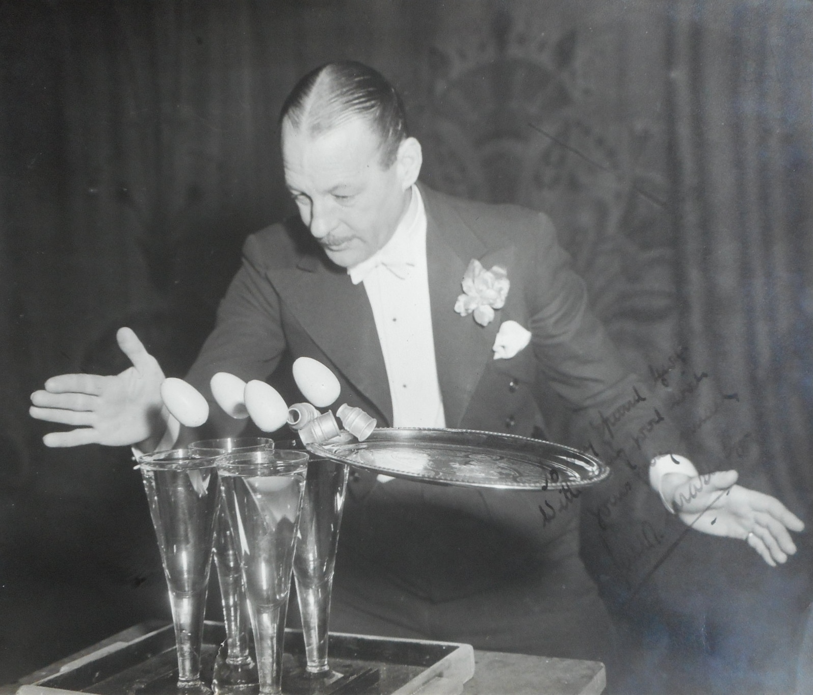 Signed photograph of Jasper Maskelyne The Davenport Collection