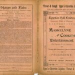 Maskelyne and Cooke programme for the Egyptian Hall, 25th consecutive year