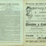 Maskelyne and Cooke programme for the Egyptian Hall, 25th consecutive year