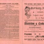 Maskelyne and Cooke programme for the Egyptian Hall, 27th consecutive year