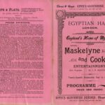 Maskelyne and Cooke programme for the Egyptian Hall, 27th consecutive year