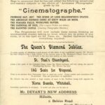 Devant’s ‘Cinematographe’ and sale of tickets for the Queen’s Diamond Jubilee procession