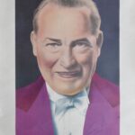 Coloured image of Les Levante, signed