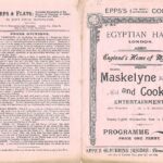Maskelyne and Cooke Egyptian Hall programme, 28th consecutive year