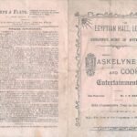 Maskelyne and Cooke Egyptian Hall programme, 29th consecutive year
