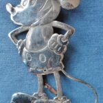 Mickey Mouse badge from the Davenport family car in the 1930s