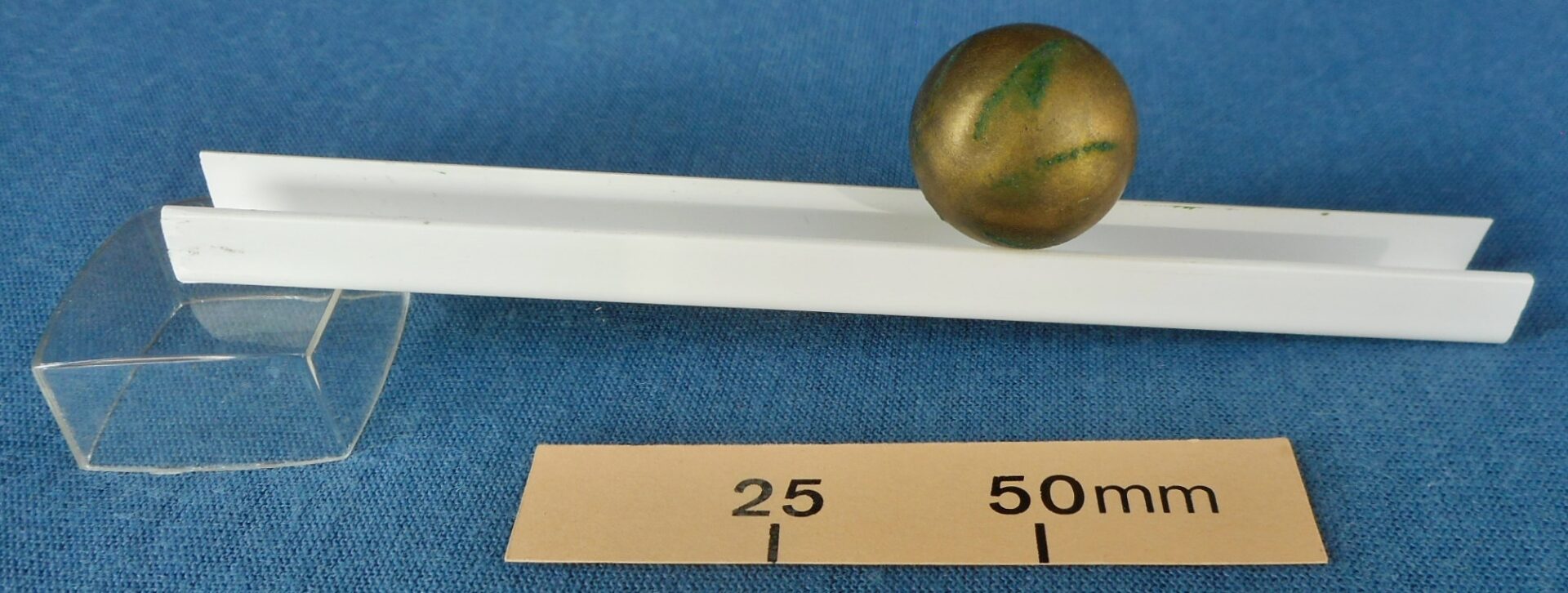 Mysterious slow rolling ball