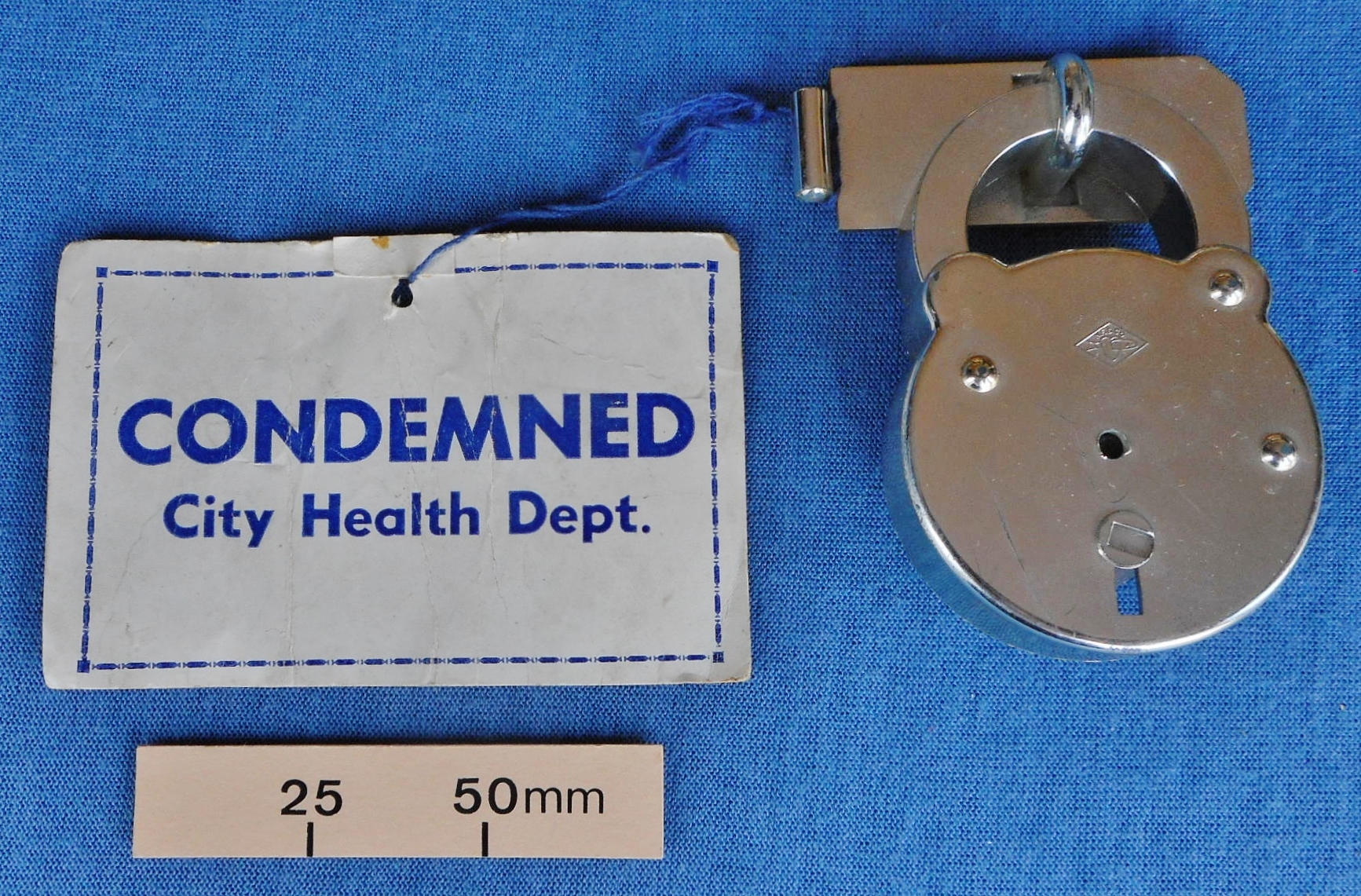 City Health Department joke padlock