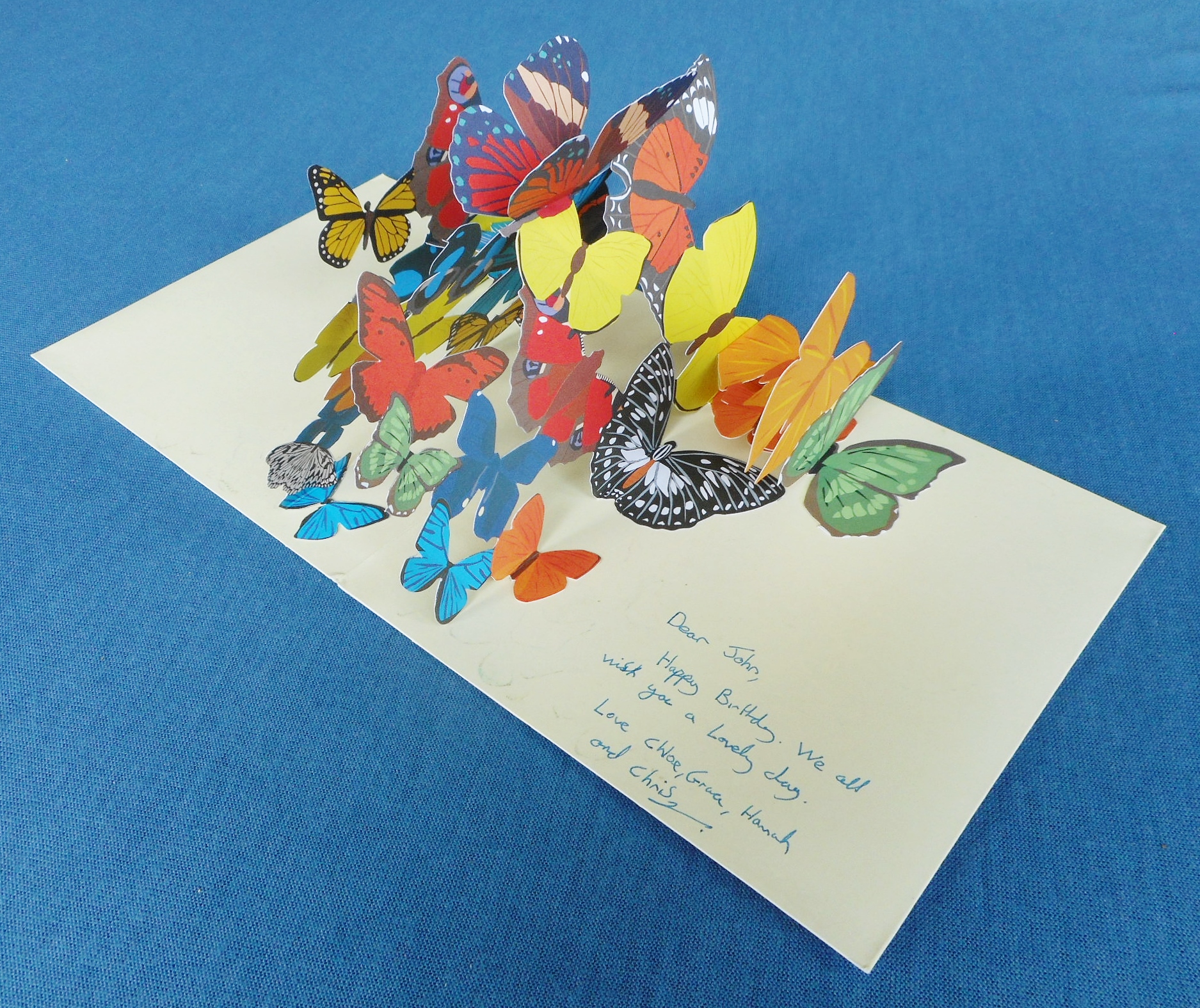 Kaleidoscope of Butterflies Pop-Up card