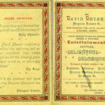 Small folded card advertising Devant’s Delightful Delusions