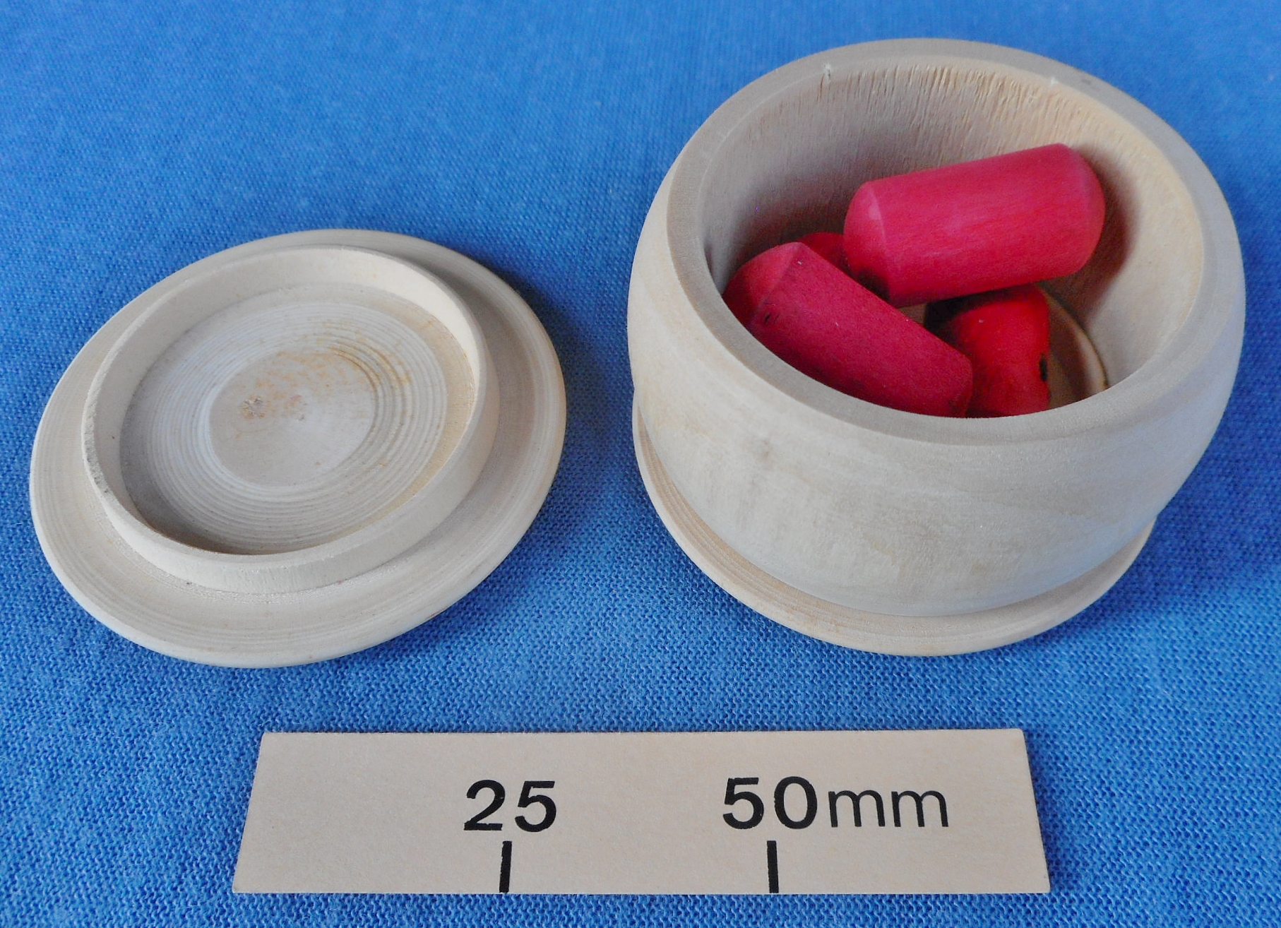 Wooden bean barrel made in Japan
