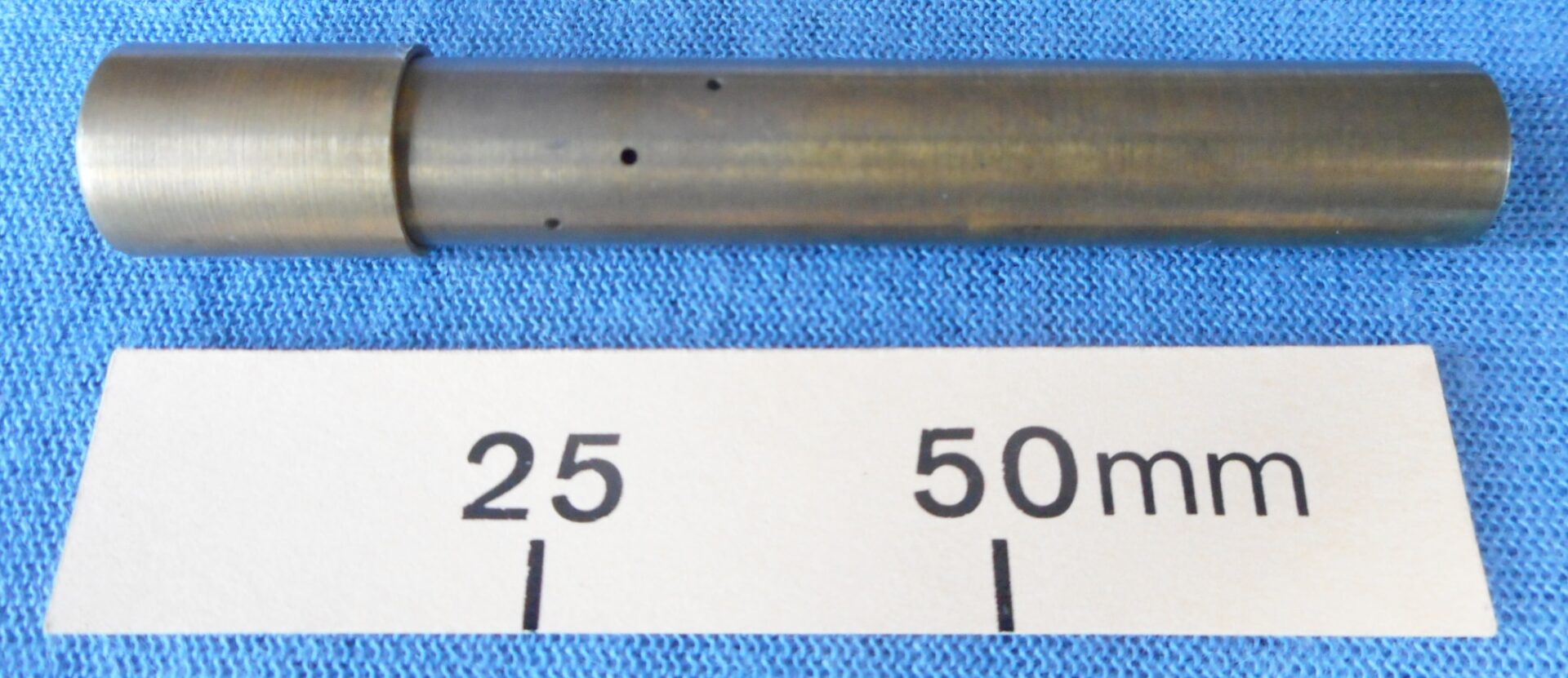 Brass tube for cigarette penetration