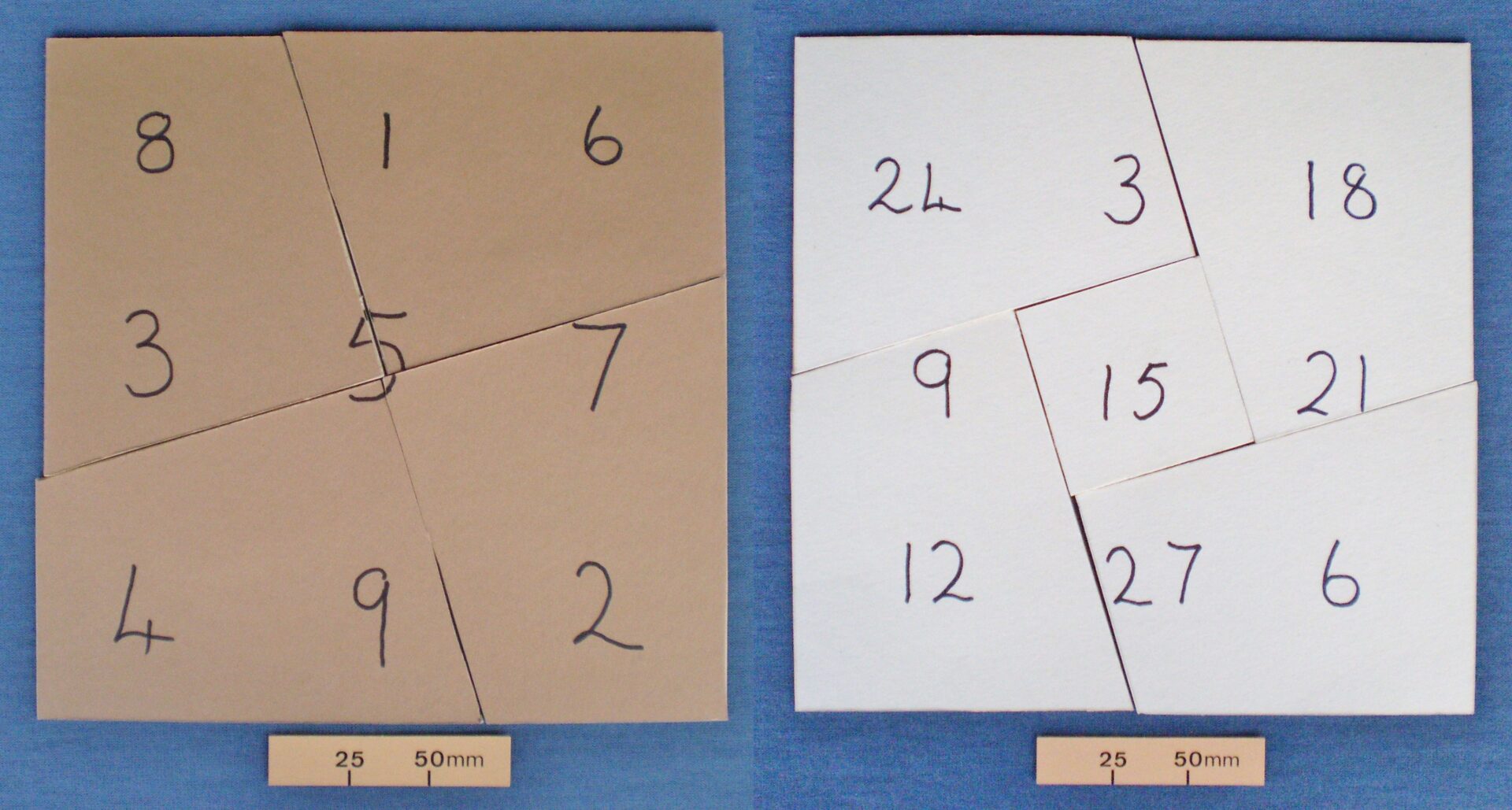 A very magic two sided Magic Square