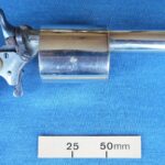 Gun for vanishing a handkerchief (nickel plated)