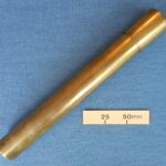 Brass vanishing candle tube