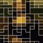 One of five postcards in the ASOBIDEA CARD “Mosaic Art” series: Mona Lisa