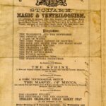 Colonel Stodare Egyptian Hall programme, 1866